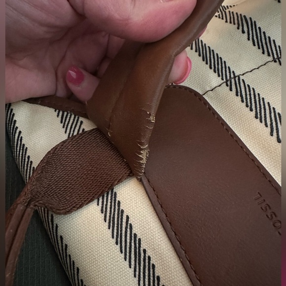 FOSSIL Coated Canvas Backpack - Picture 10 of 15